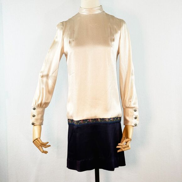 Vintage | Ceci California Jr Petite | Stunning Mod Style | Drop Waist | Sz 6 - Picture 1 of 16